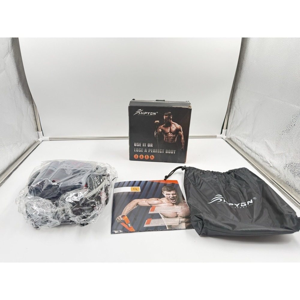 Hygn‎ Resistance Bands Exercise Bands With Handles Fitness Bands Workout